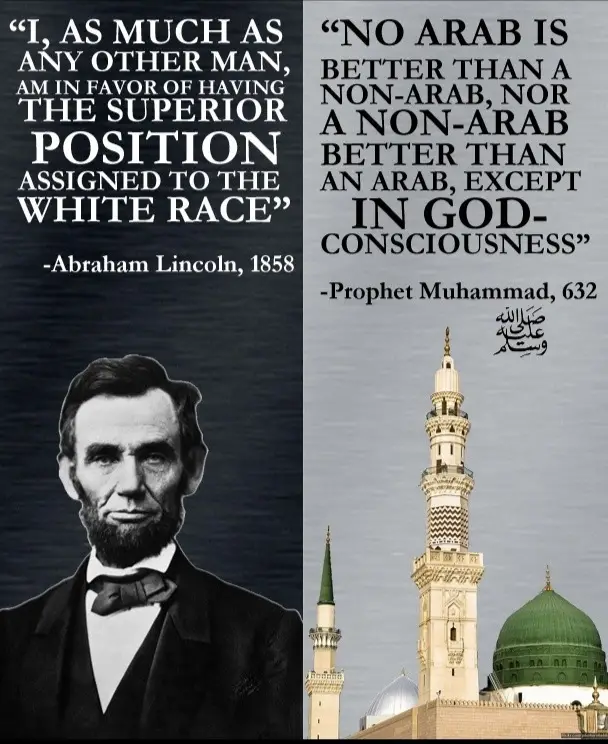 Abraham Lincoln views about Prophet Muhammad (PBUH)