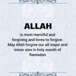 ALLAH is most merciful and forgiving