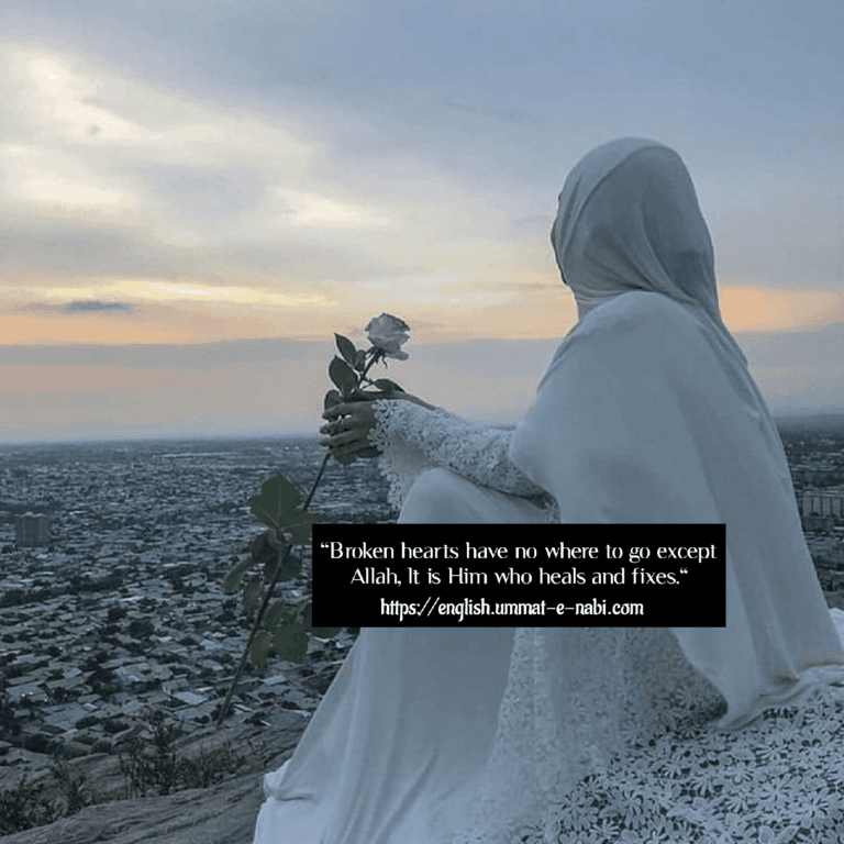 Allah heals and fixes broken hearts