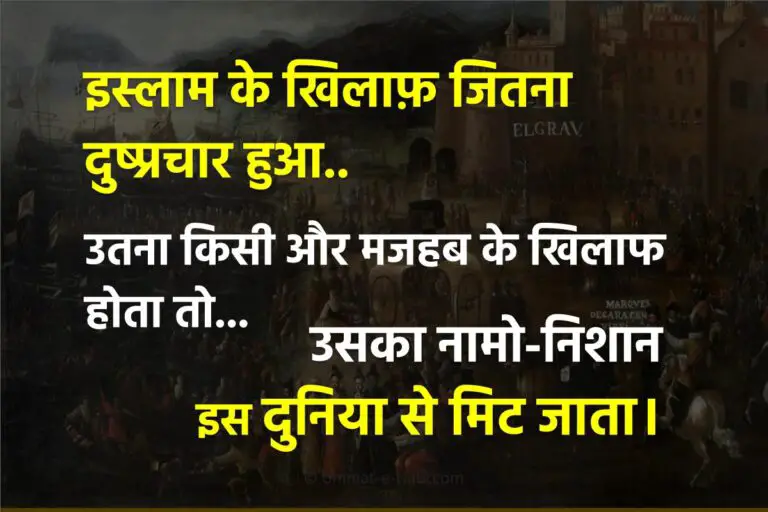 इस्लाम के खिलाफ़ जितना दुष्प्रचार हुआ उतना किसी और मजहब के खिलाफ होता तो ....