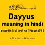 दय्यूस कौन है ? | Dayyus meaning in Hindi