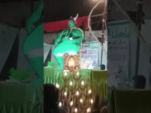 Viral video: Iblis roleplay in Miladun Nabi Juloos 2024
