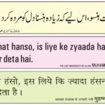 Zyada Hasna Dil Ko Murda Bana Deta Hai Hadees