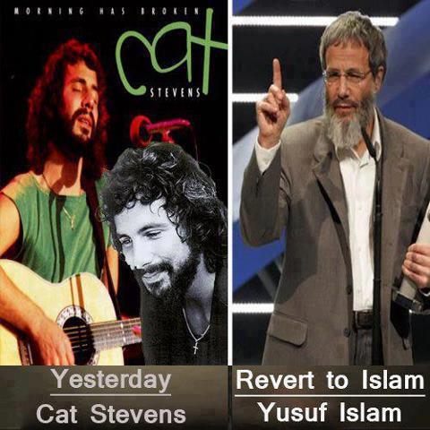 Cat Stevens before and after Islam