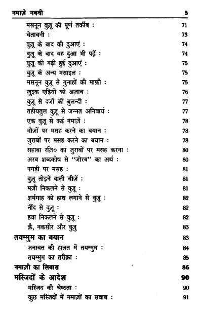 Namaze Nabawi in Hindi Pdf free Download 5