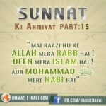 Sunnat Ki Ahmiyat : Part 15