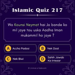 Islamic Quiz 217